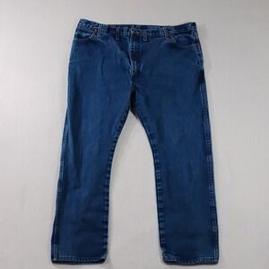 Wrangler Jeans Mens 44X32 cotton 13 MWZ Medium Wash Cowboy Cut Measures (42x32)